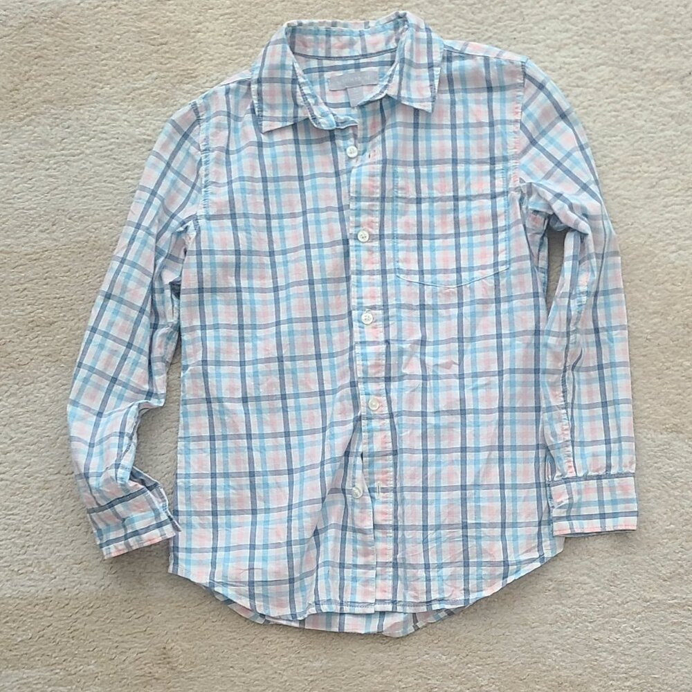 Boy's long sleeve collared shirt